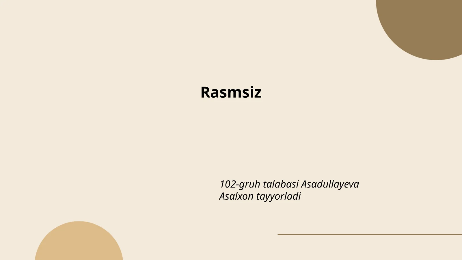 Rasmsiz hikoya va qissa yozish usullari
