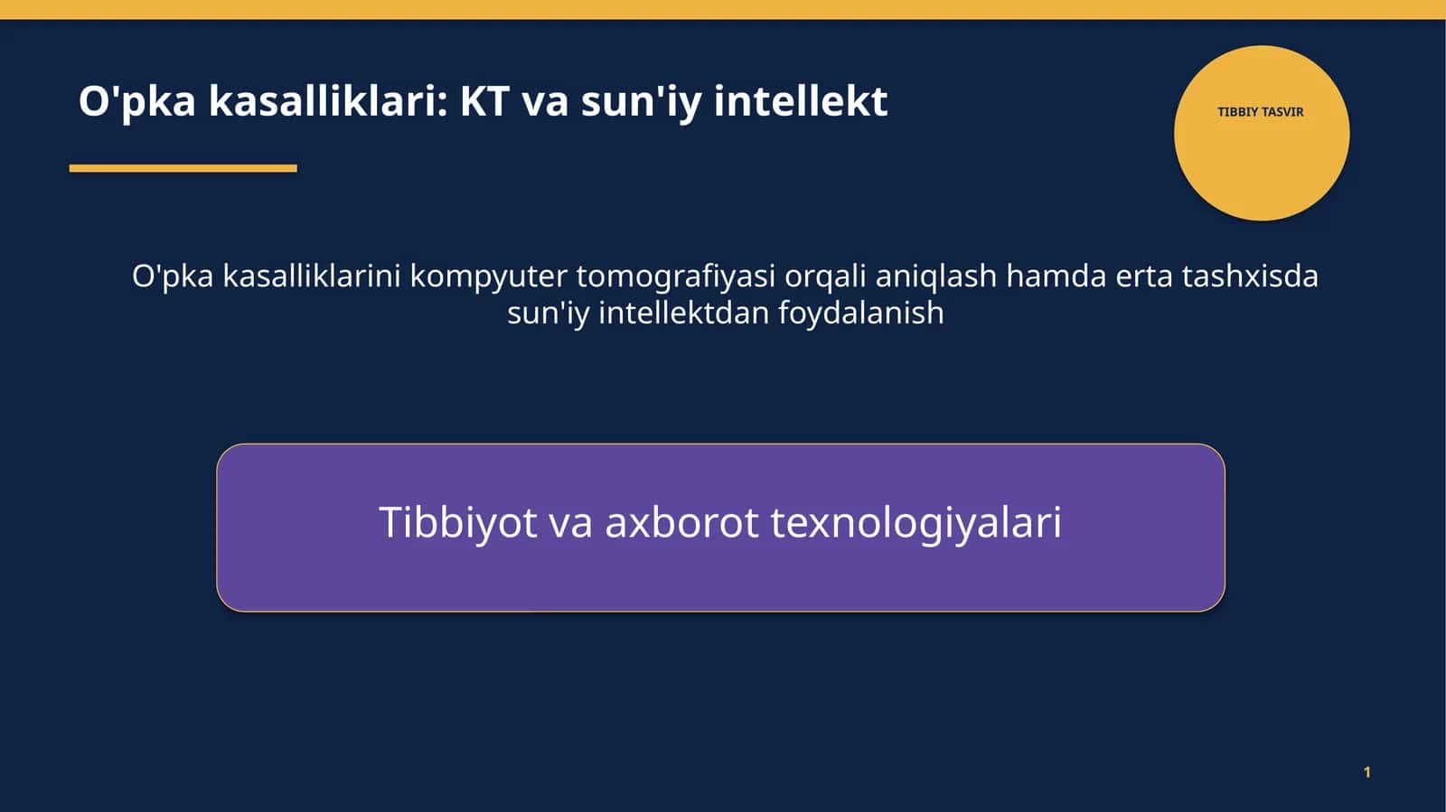 TIBBIY TASVIR