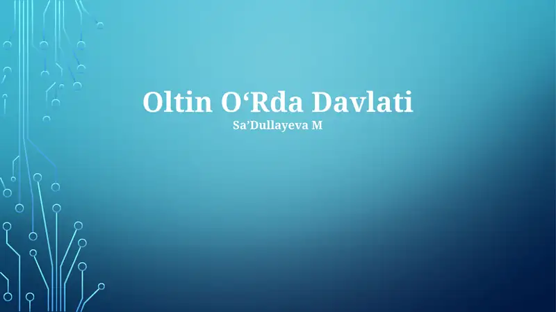 Oltin OʻRda Davlati