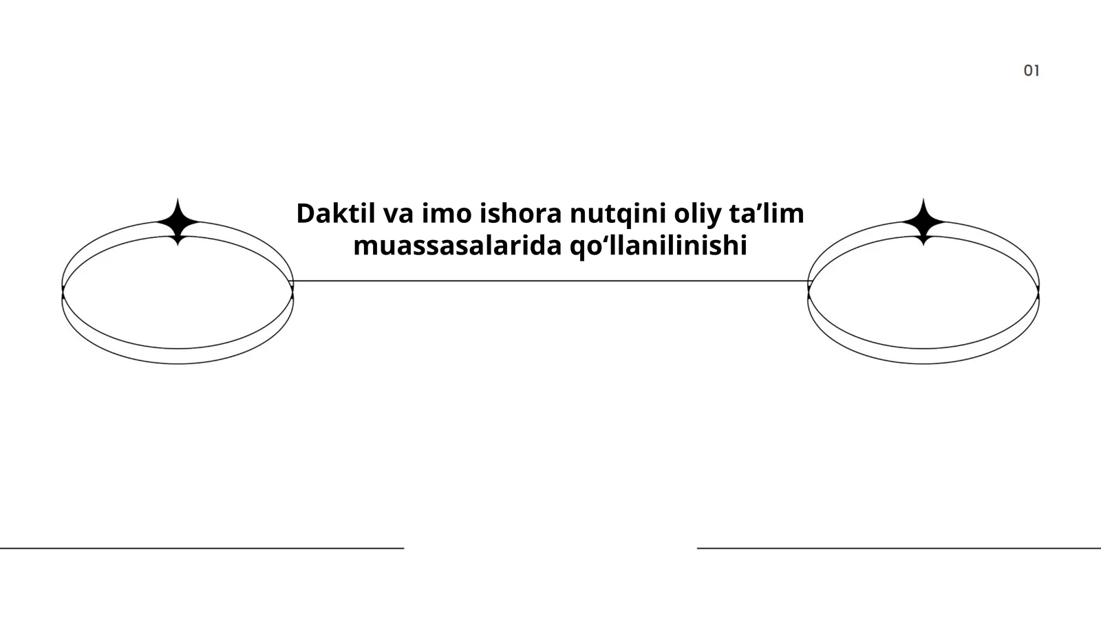 Daktil va imo ishora nutqini oliy taʼlim muassasalarida qoʻllanilinishi