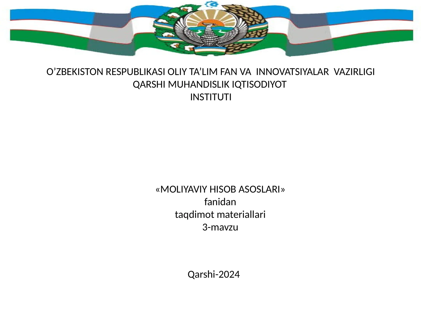 Asosiy vosita hisobi