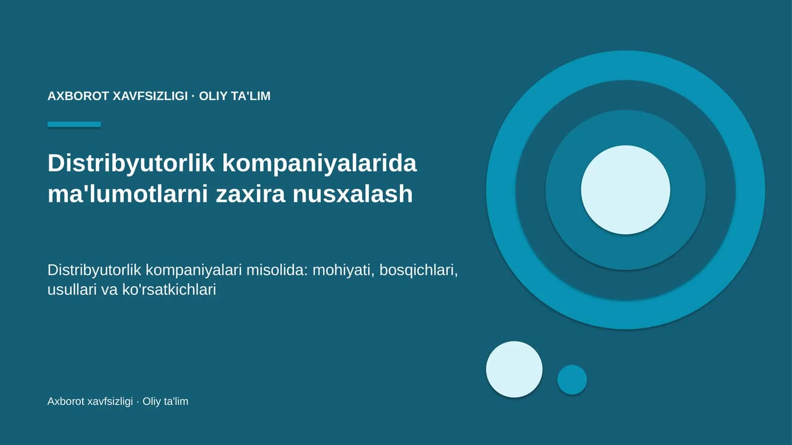 distribyutorlik kompaniyalarida ma'lumotlarni zaxira nusxalash 3253