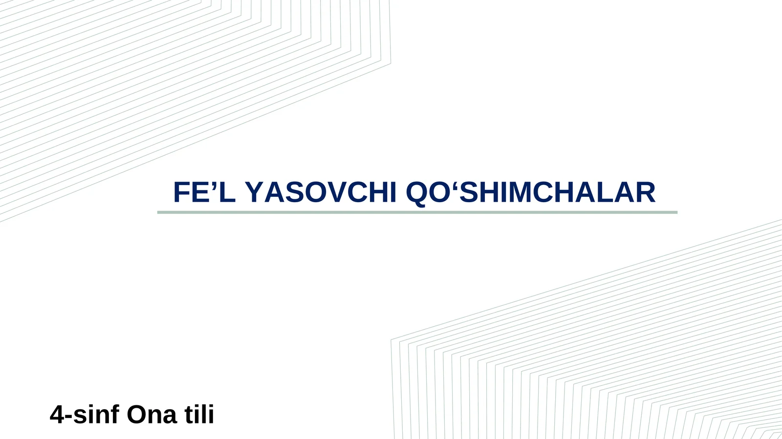 4-sinfOna tili