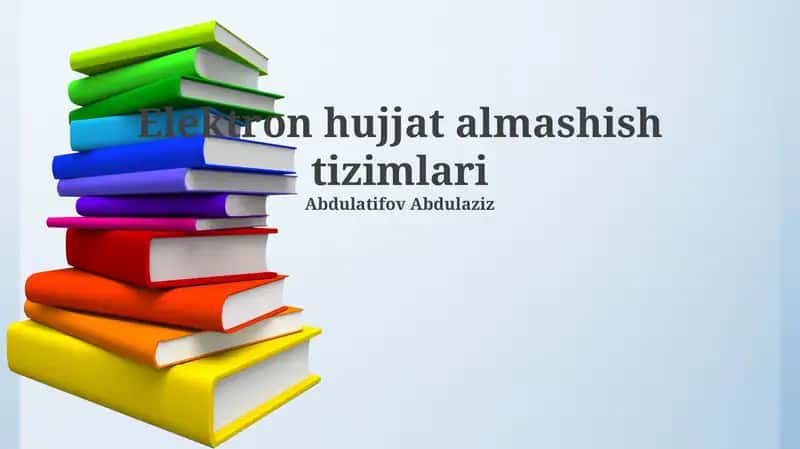 Elektron hujjat almashish tizimlari