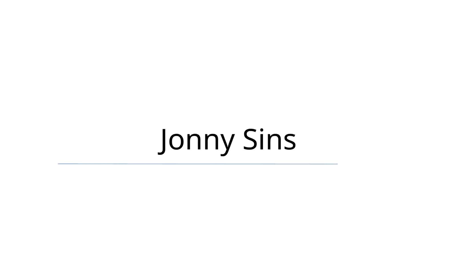 Jonny Sins