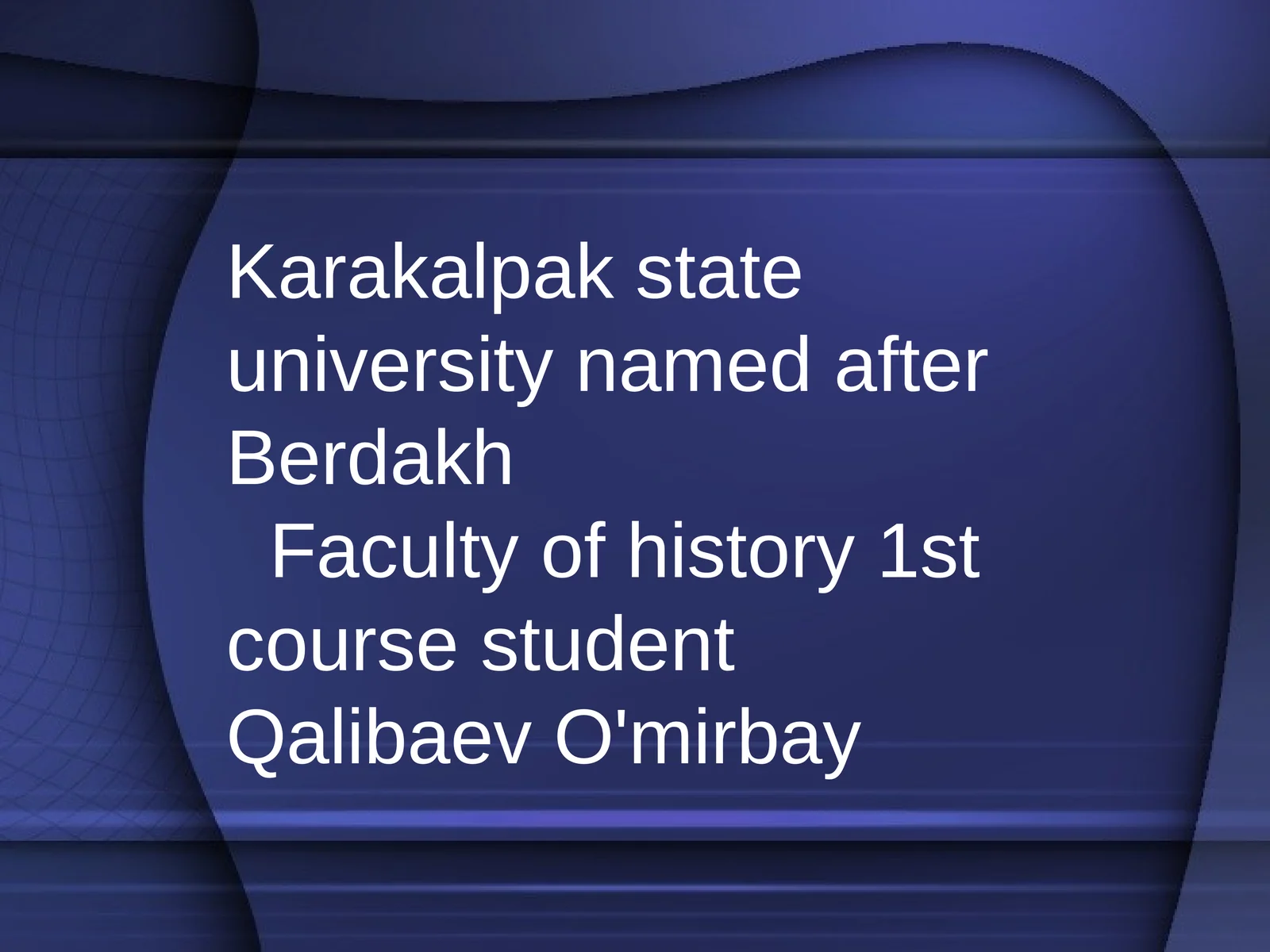 TASHKENT