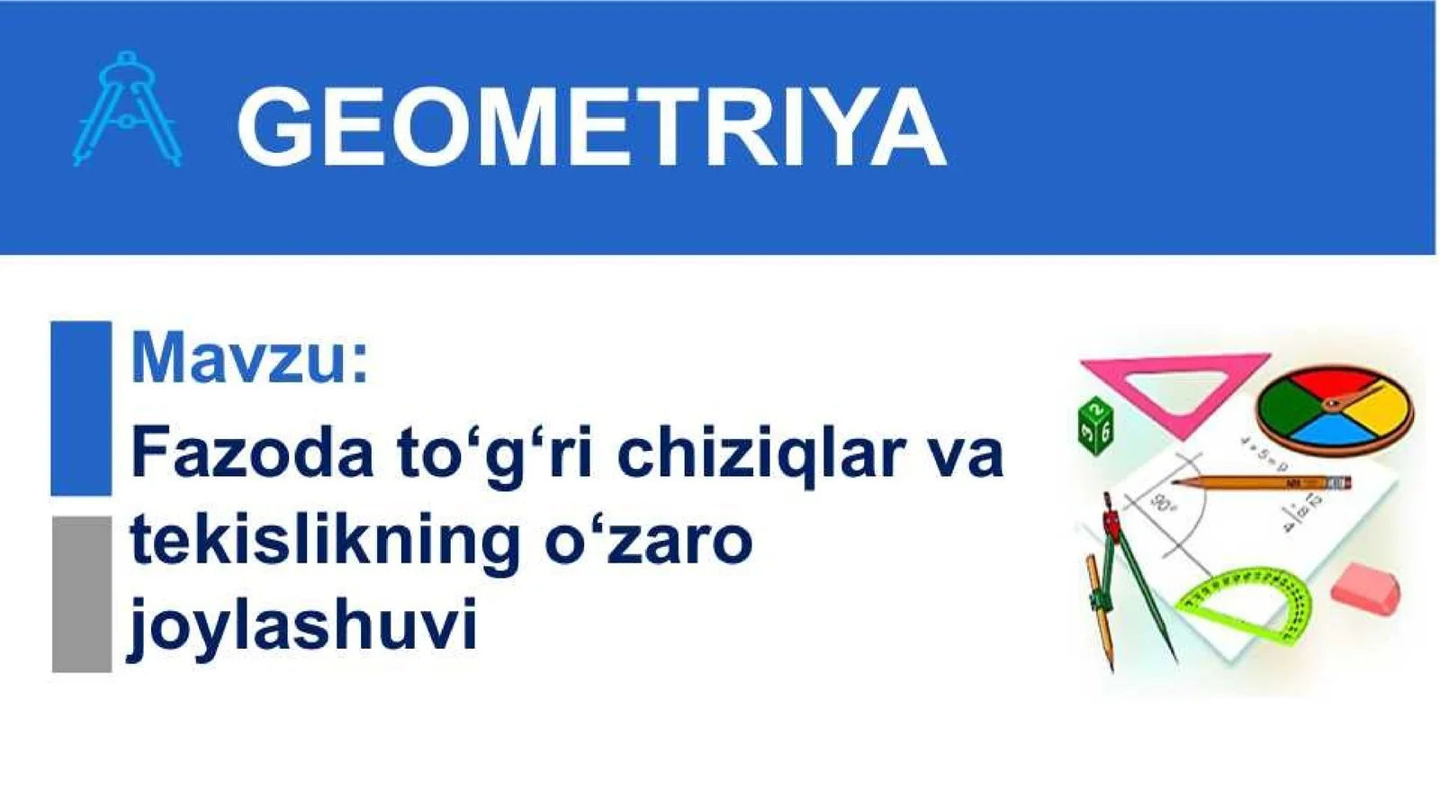 Geometriya amaliy ish