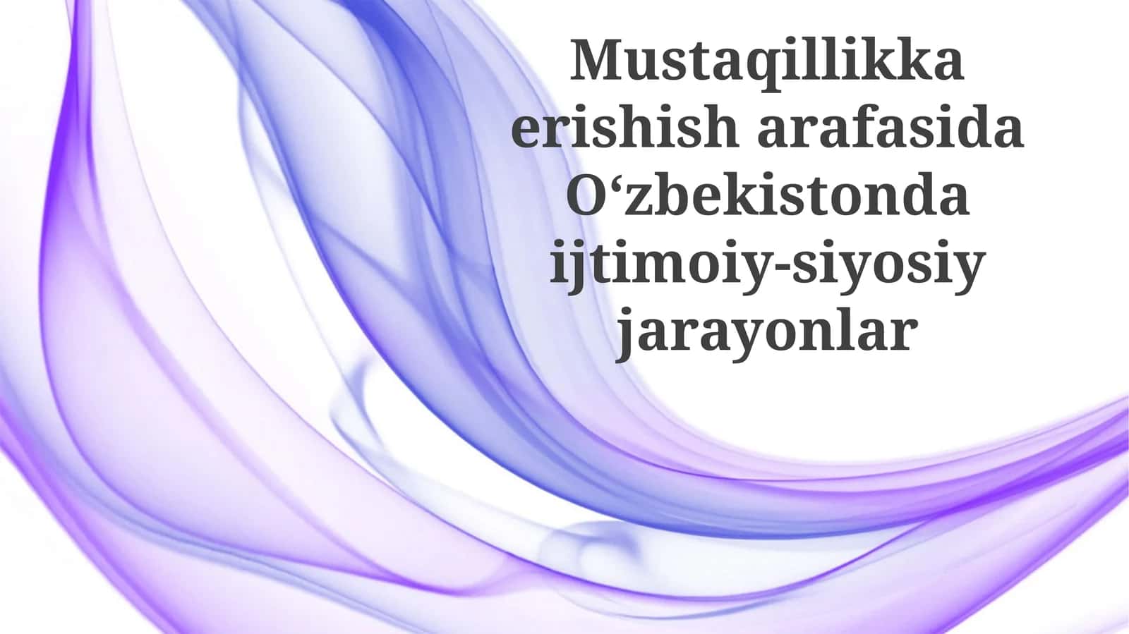 Intelligitsiyaning roli va taʼsiri