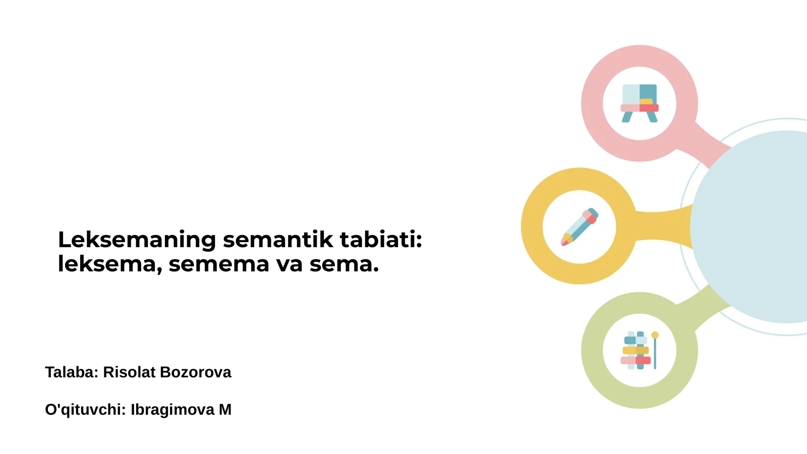 Leksemaning semantik tabiati