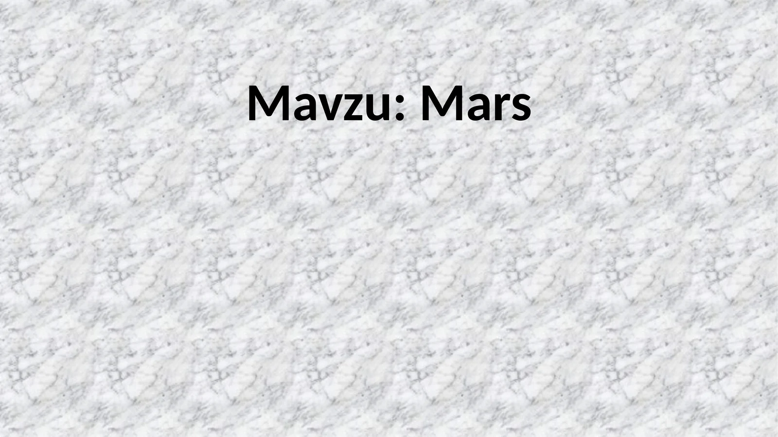 Mars