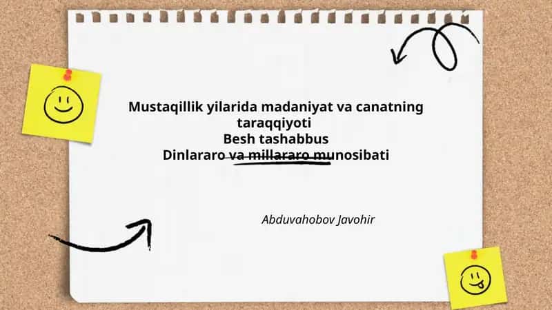 Besh tashabbus