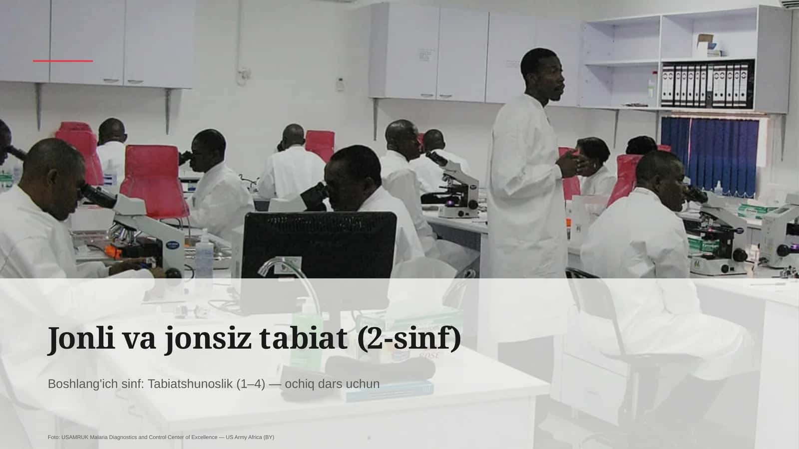 Jonli va jonsiz tabiat (2-sinf)