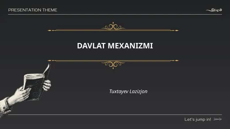 Davlat Mexanizmi