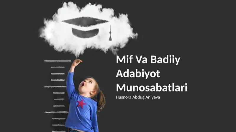 Mif Va Badiiy Adabiyot Munosabatlari