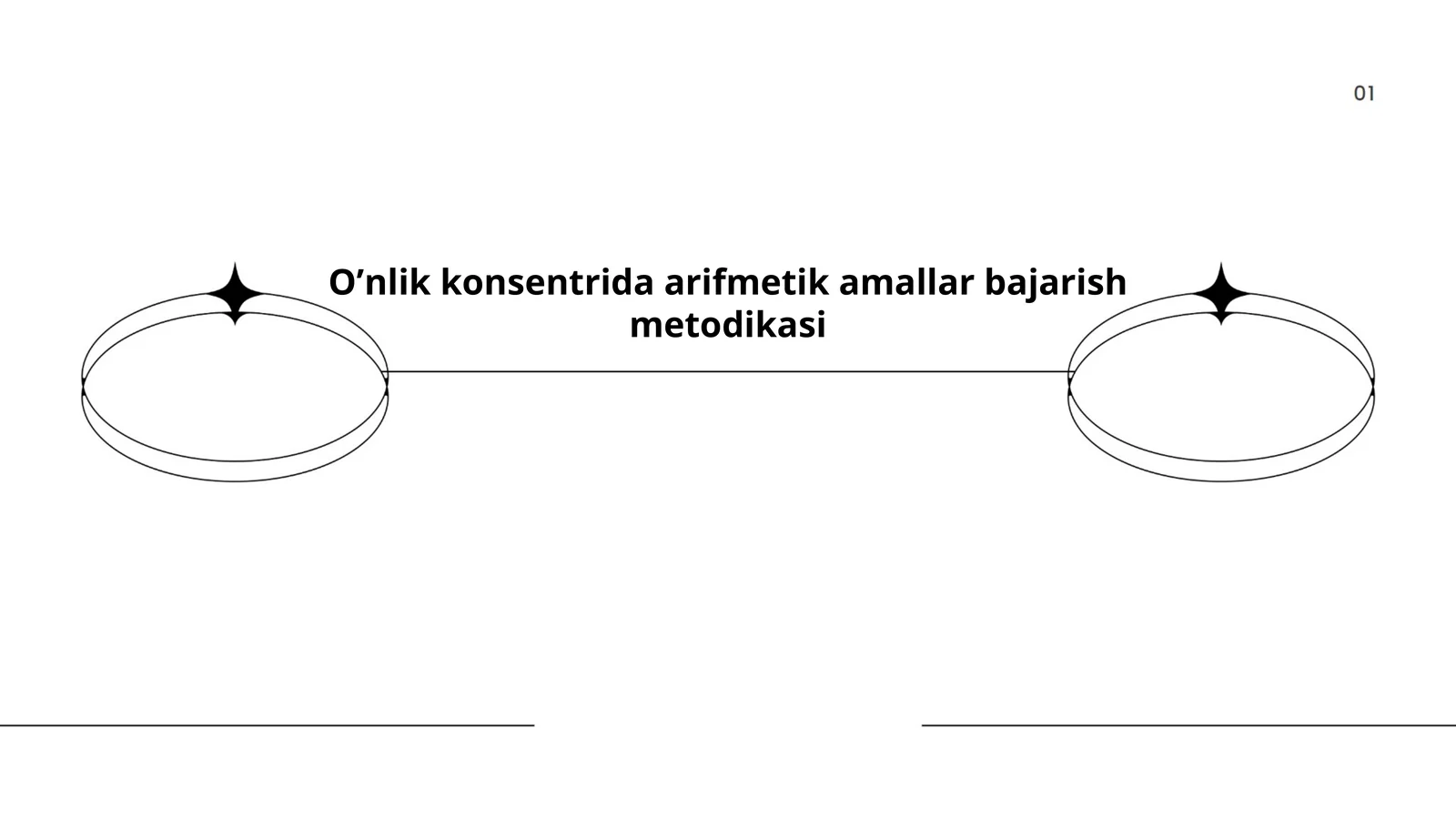 Oʼnlik konsentrida arifmetik amallar bajarish metodikasi