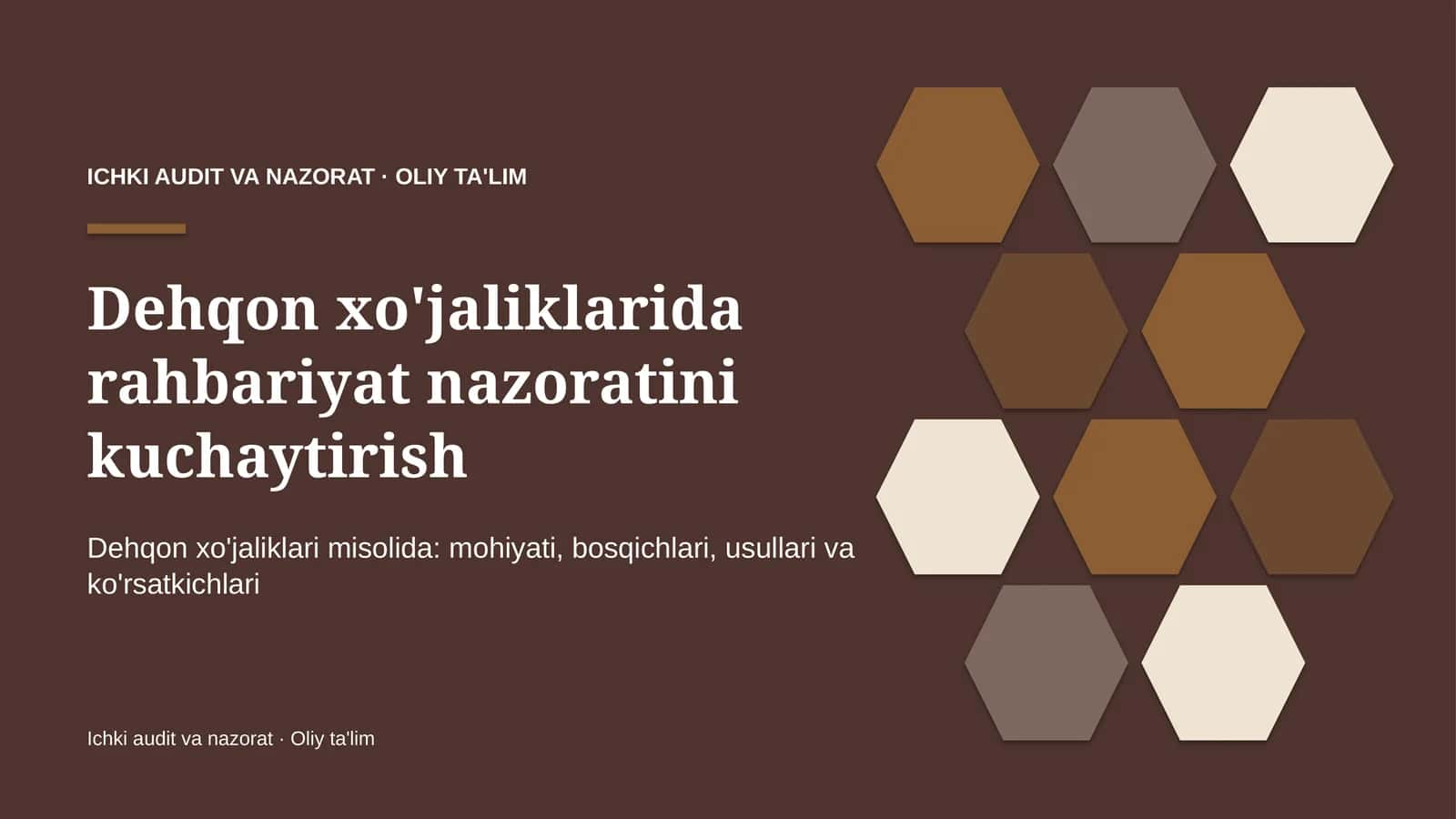 dehqon xo'jaliklarida rahbariyat nazoratini kuchaytirish 2217