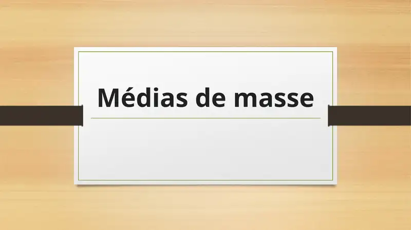 Médias de masse