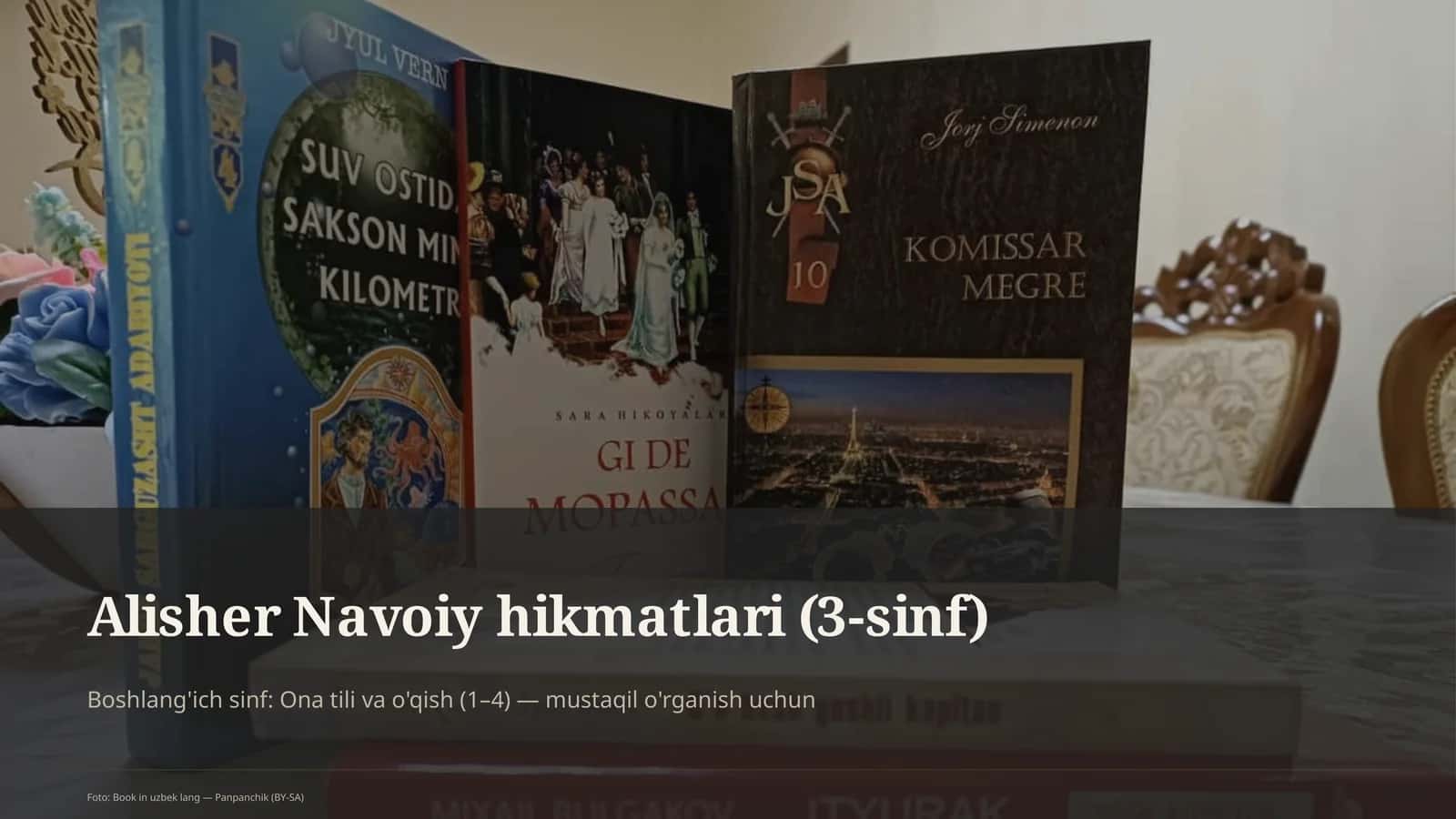 Boshlang'ich sinf: Ona tili va o'qish (1–4)