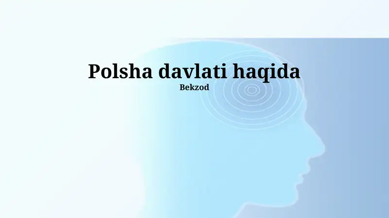 Polsha davlati haqida