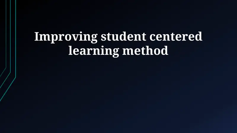 Understanding Student-Centered Learning: Principles and Benefits