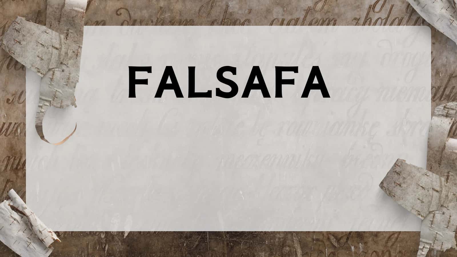 AXLOQ FALSAFASI (ETIKA)