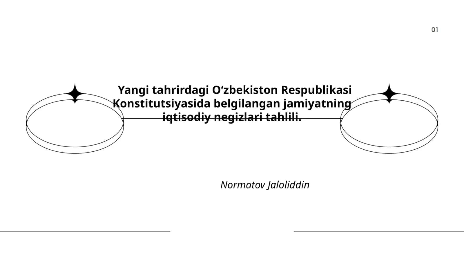 Konstitutsiyada belgilangan iqtisodiy negizlar