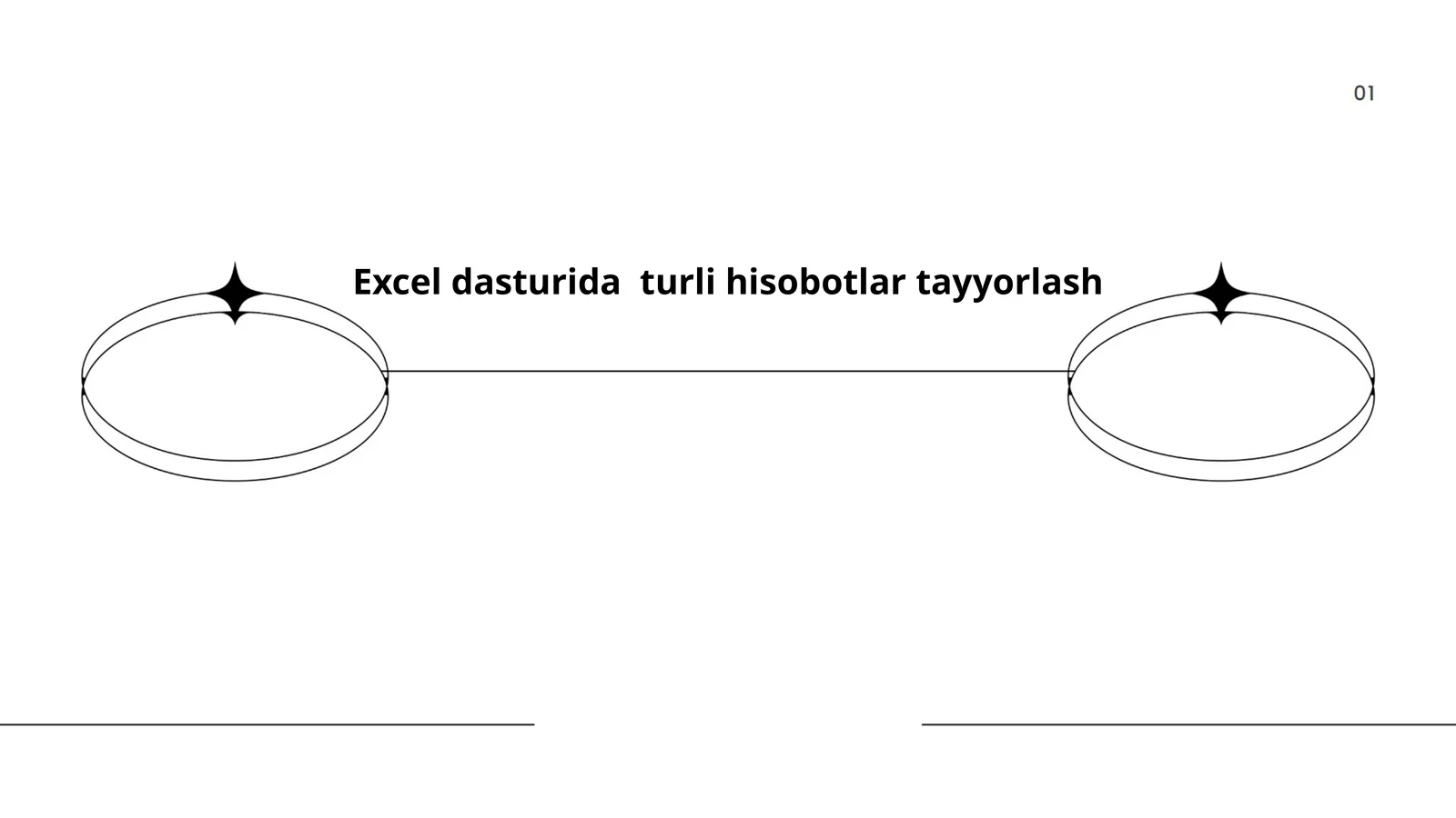 Excel dasturida turli hisobotlar tayyorlash