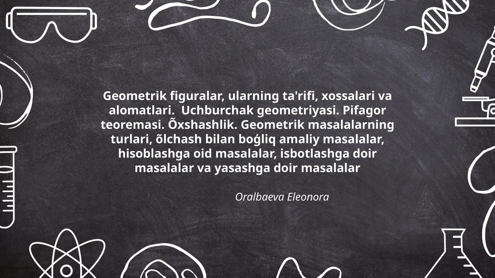 Geometrik masalalar