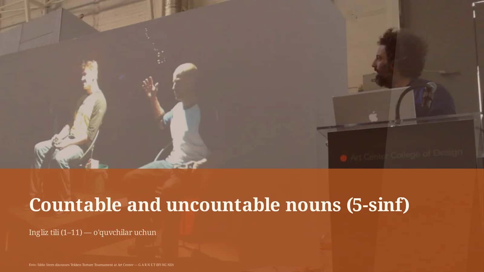 Countable and uncountable nouns (5-sinf)