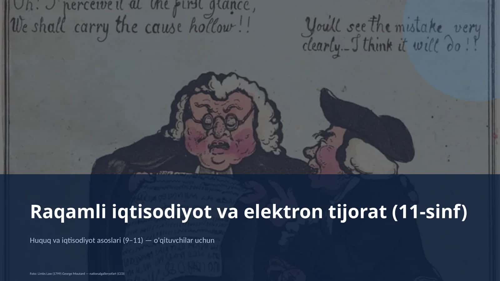 Huquq va iqtisodiyot asoslari (9–11) - o'qituvchilar uchun