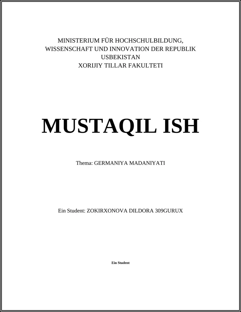 Deutsche Esskultur
