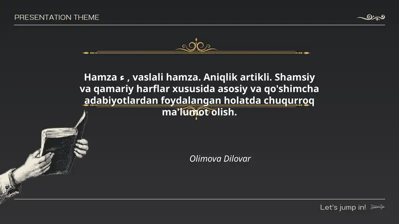Shamsiy va qamariy harflar