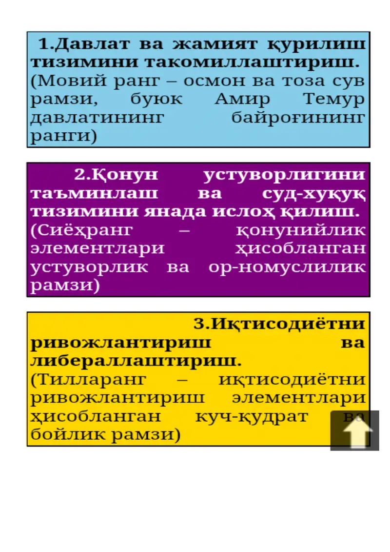 O‘zbekistonni rivojlantirishning beshta ustuvor yo‘nalishi bo‘yicha harakatlar strategiyasi