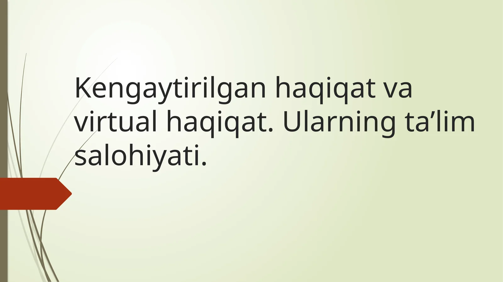 Virtual haqiqat va voqelik