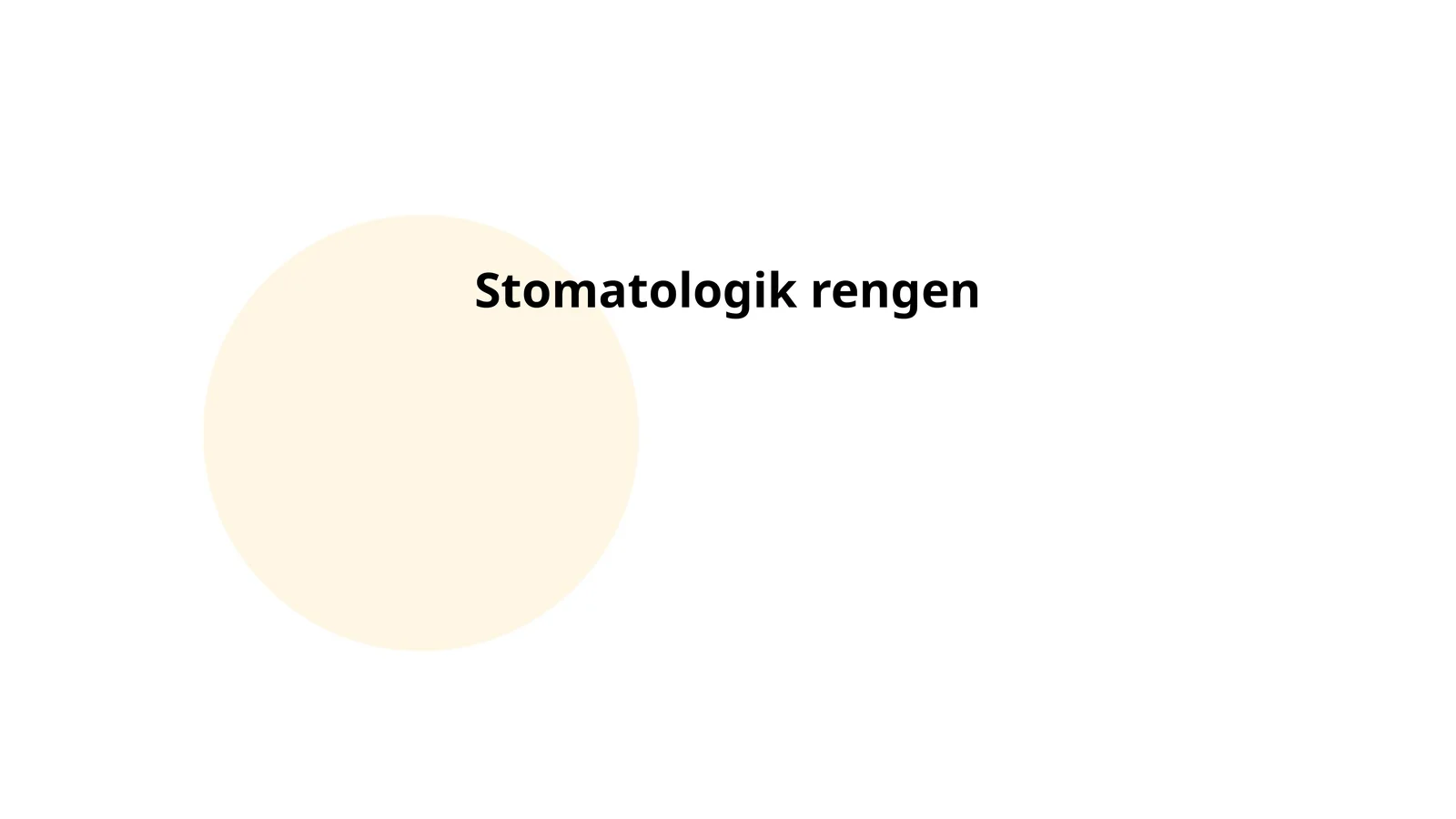 Stomatologik rengen