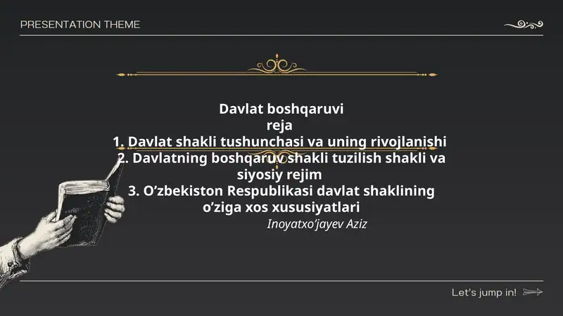 Davlat boshqaruvi