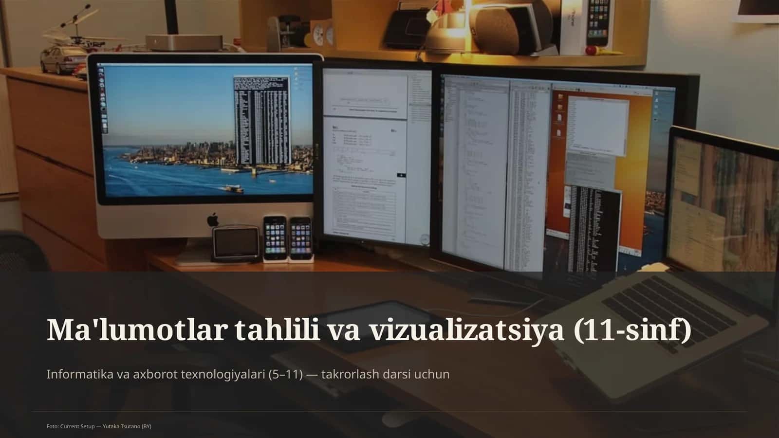 Ma'lumotlar tahlili va vizualizatsiya (11-sinf)