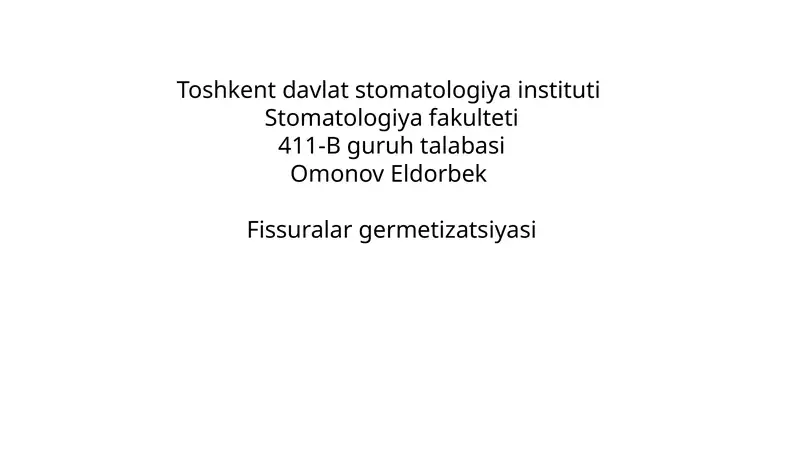 Fissura larger metizatsiyasi