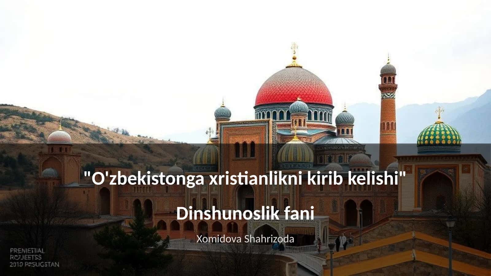 O'zbekistonga xristianlikni kirib kelishi