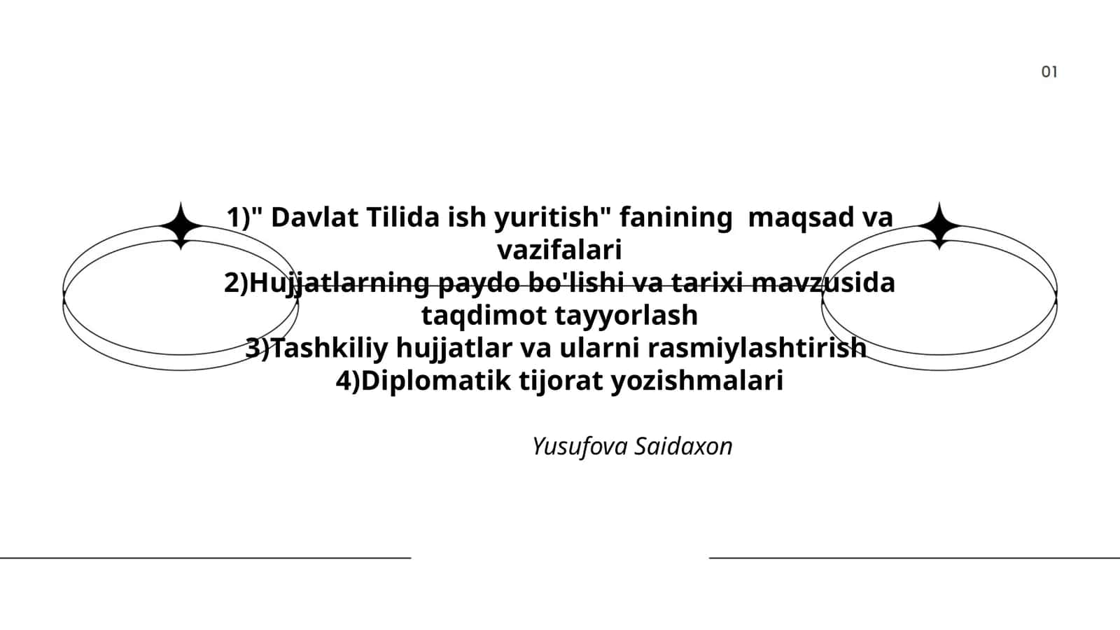 Davlat Tilida ish yuritish