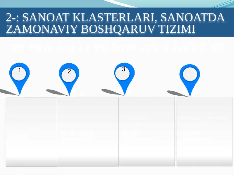Klaster tizimi mohiyati