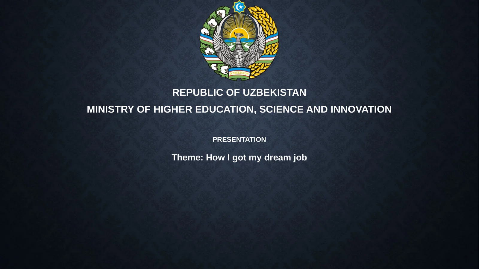 How I got my dream job