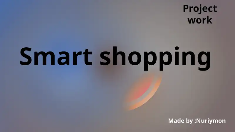 Smart shopping