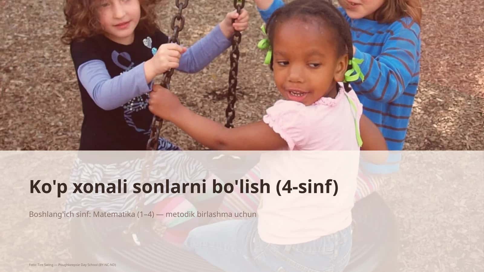 Ko'p xonali sonlarni bo'lish (4-sinf)