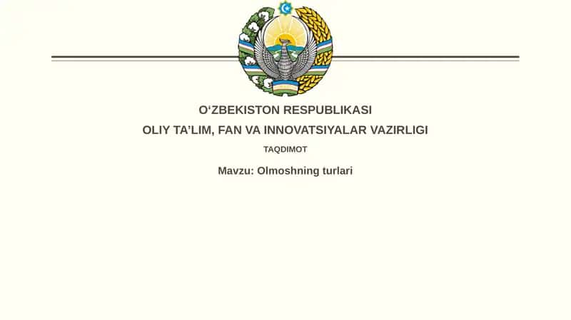 Olmoshning turlari