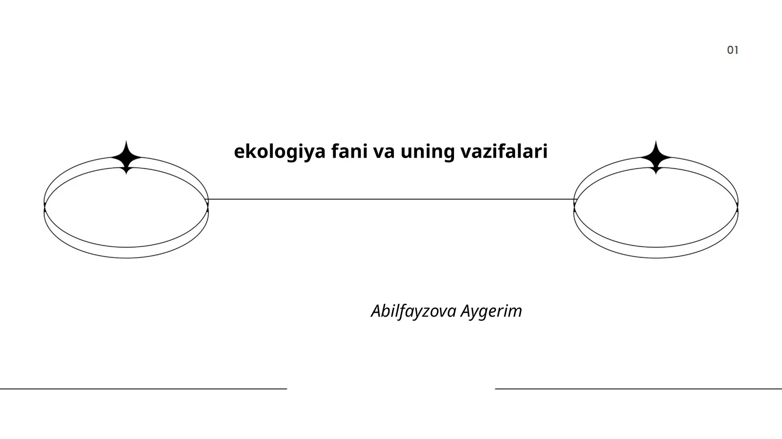 Ekologiya fani va uning vazifalari