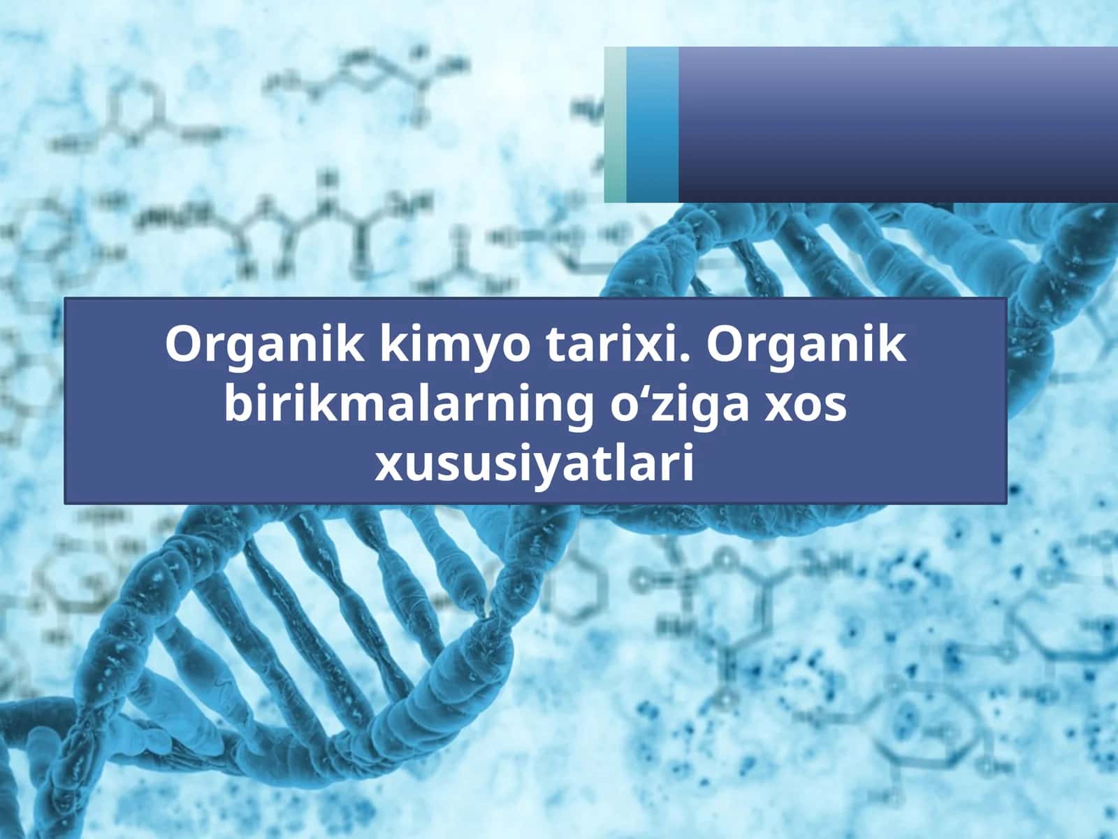 Organik  kimyo