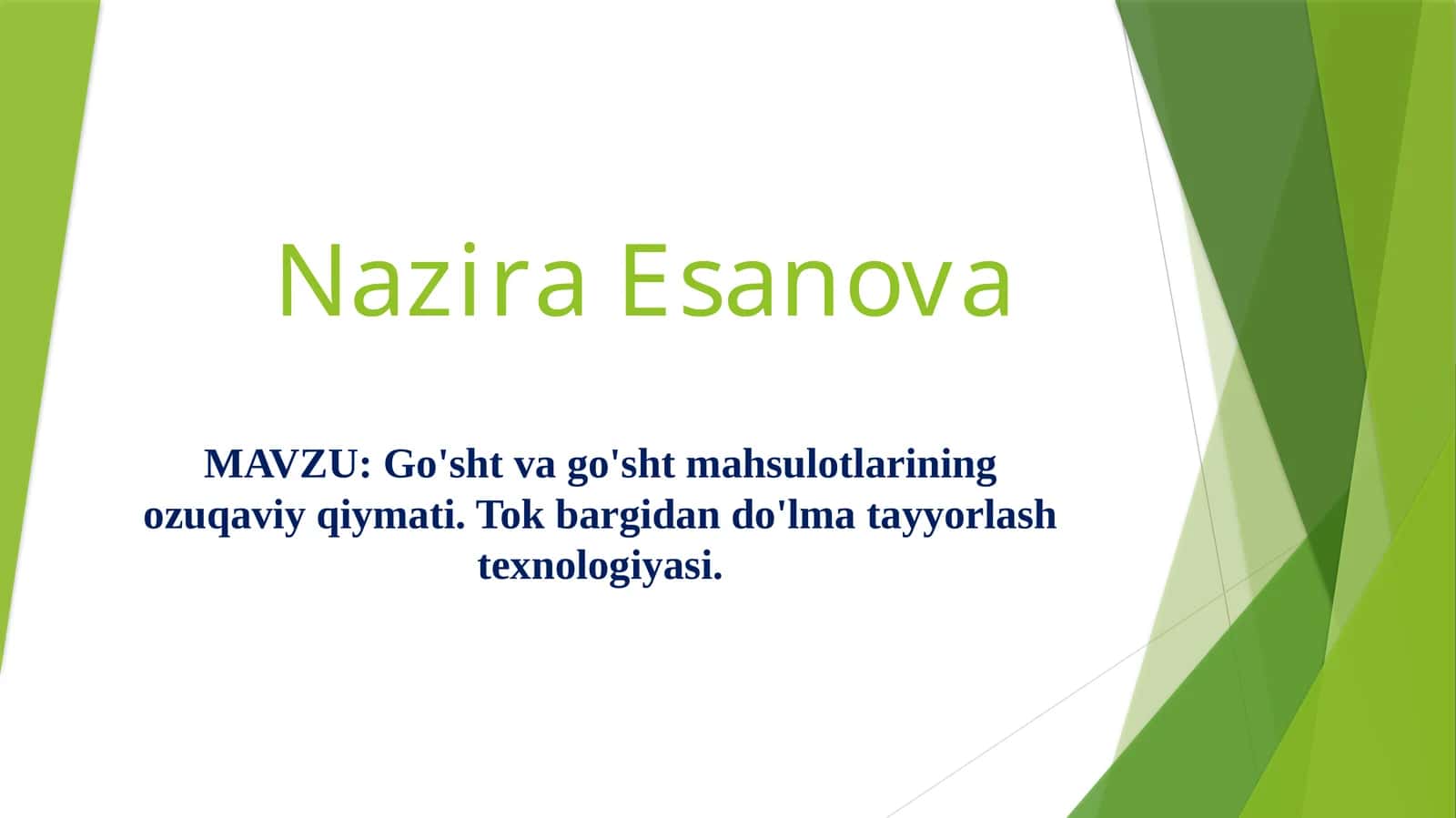 Nazira Esanova