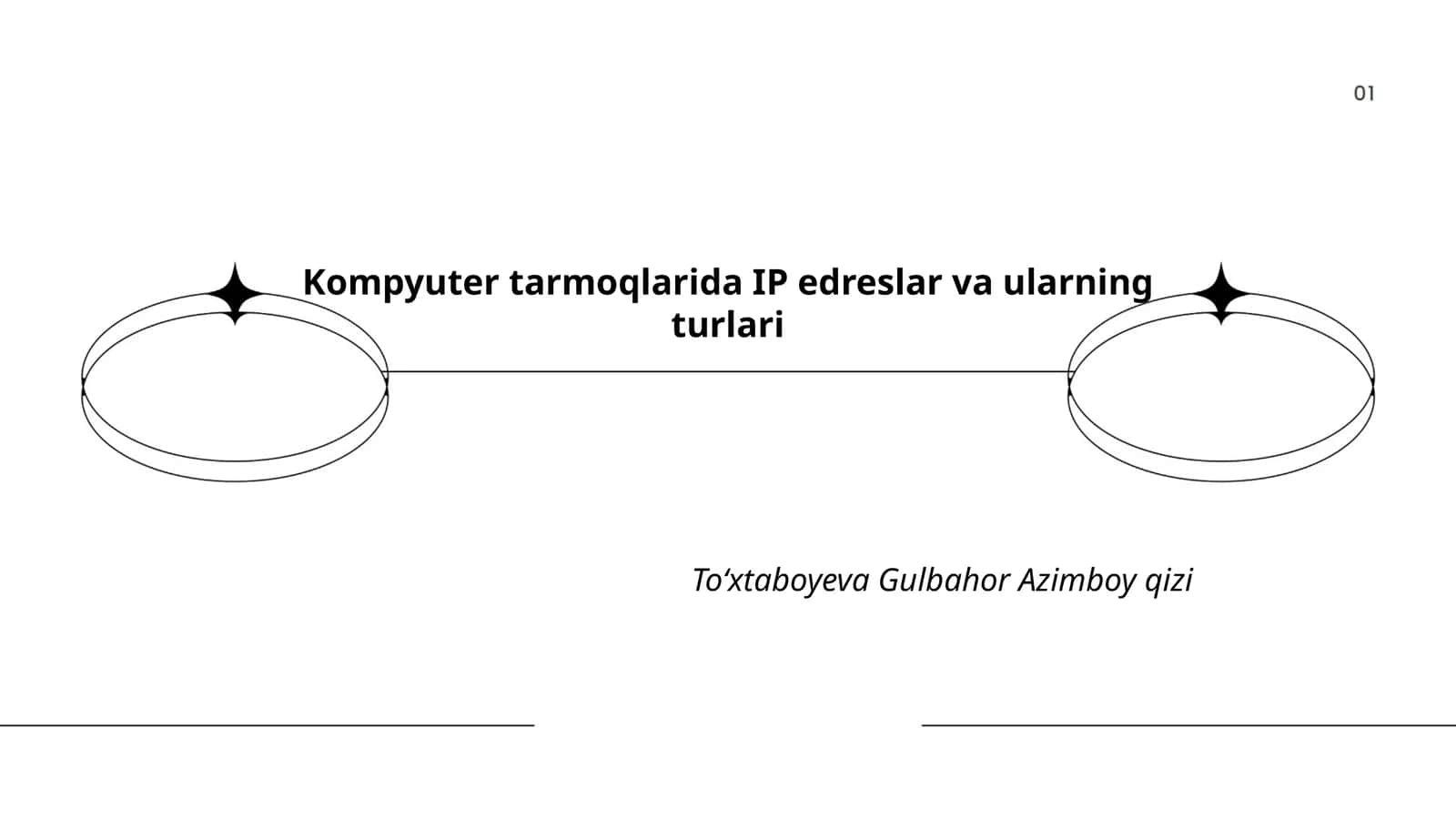 Kompyuter tarmoqlarida IP edreslar va ularning turlari