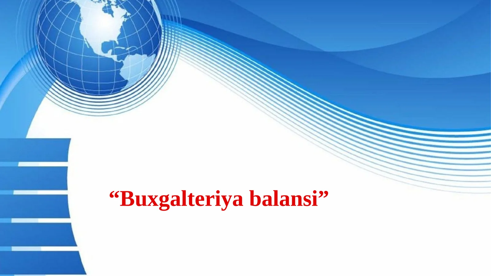 Buxgalteriya balansi
